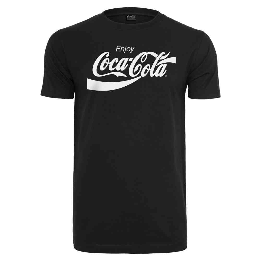 Merchcode Coca Cola - Logo Mens Tshirt - Black